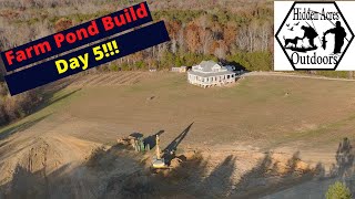 Farm Pond Build Day 5   4K