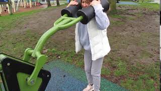 arleen working out-lafarge lake-january-2021