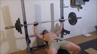 First time benching 200lbs 11 17 18 (dropped it)