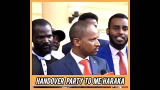 "Handover ODM to me" ~Babu Owino