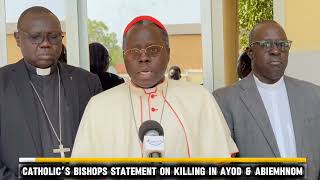 Cardinal Stephen Ameyu Issues Statement on the Killing in Ayod and Abiemhnom - Jonglei State
