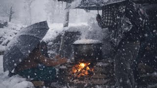 Inside Dolpa’s Coldest Region|A Family’s RealExperience Living inNature|Snowy Shelter CampsideTent's