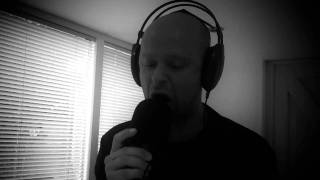 Synesis Absorption - Robbe K recording vocals for the song "Disgrace of Redemption"