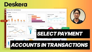 How to select the Accounts to be shown in Payment Method field