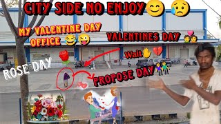 City Side No Enjoy 😥|| My Valentine's Day Office Vlog 😜 I Miss You My Village, My Mom Dad , Friends