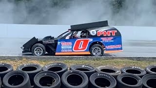 Dirt Car on Asphalt Dillion Motor Speedway