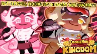 BUTTER ROLL COOKIE STORY, QUOTES, AND UPGRADING! (Cookie Run: Kingdom)