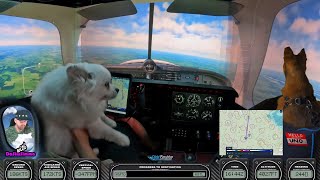 HYPER REALISTIC Flight Simulator FLYING INTO A REAL LIVE STORM | Live STREAM