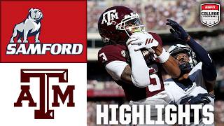 Samford Bulldogs vs. Texas A&M Aggies | Full Game Highlights | ESPN College Football