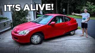 The Insight is Back! Crank Pulley Seal and Serpentine Belt Replacement