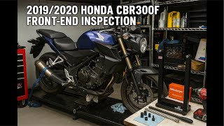 2019–2020 Honda CBR300F Front-End Crash Inspection | Twisted Forks? (LIVE)