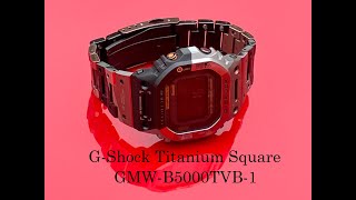 G-Shock Virtual Armor Titanium Square GMW-B5000TVB-1   Two weeks on the wrist