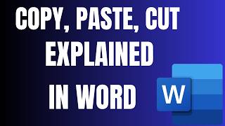 Format Painter, Copy, Cut & Paste in Microsoft Word Explained