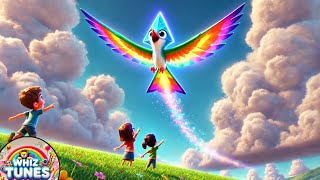 Shapes in the Sky ☁️🔺 | Learn Shapes Song for Kids | Circle, Square & Triangle