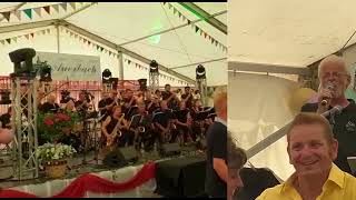Die "BigBand Stollberg" spielt in  Auerbach zur 575 Jahresfeier im Festzelt