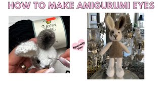 How to Make Amigurumi Eyes with Yarn