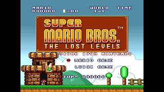 Super Mario Bros. 2 (JPN)(SNES)/Super Mario Bros. Lost Levels (SNES)(SMAS + SMW) Title Screen (M)