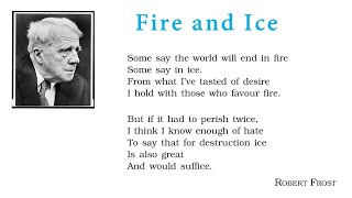 Fire and ice class-10| Full explanation (in Hindi) #english #cbse #cbseclass10 #best #viral #bseb