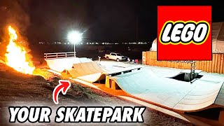 LEGO Style Backyard Skatepark!