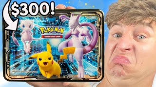 I Opened A $300 Mewtwo Strikes Back Pokemon Tin...