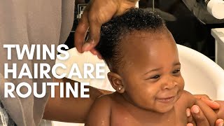 Twin Baby Curly Haircare Routine