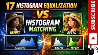 17. Histogram Equalization vs Histogram Matching | Key Differences Explained | Image Processing & CV