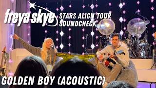 Freya Skye - Stars Align Soundcheck: "golden boy" (Acoustic) in Portland, OR
