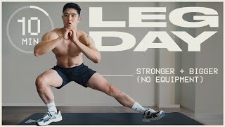 10 Min Bigger Legs Workout At Home (Guaranteed Growth)