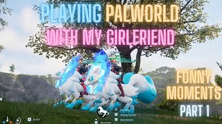 Playing Palworld With my Girlfriend Funny moments #1