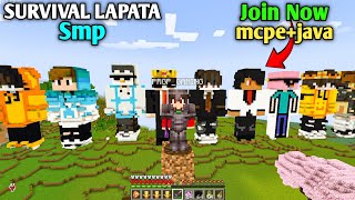 💀 New Best Cracked LAPATA Survival SMP 🧁 | Minecraft Java + PE + Pojav | 24/7 Online | Free To Join