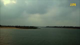 Relaxing river flow and birds chirping sounds