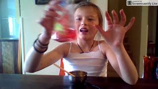 testing out dish soap slime's