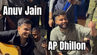 Anuv Jain & AP Dhillon in Jamnagar l Anuv Jain & AP Dhillon Jamming In Garden l #anuvsworld