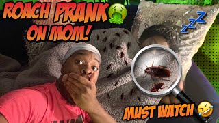 FAKE ROACH PRANK ON MOM!! *FUNNY REACTION*