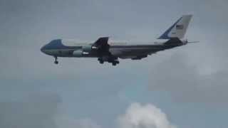 KLAX Air Force One on final to 24R