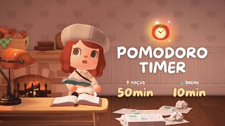 POMODORO 50-10 ⏱️ 2-hour focus session ⚡ animal crossing bgm 🍃