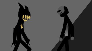 Ink Demon Bendy vs Man With An Upside Down Face