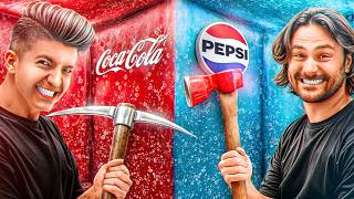 100 Layers of Coke vs Pepsi!