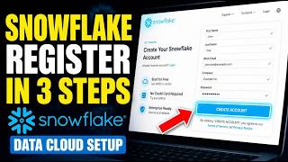 How to register with Snowflake for Data Cloud Setup - Beginner Guide