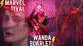 THE WANDA[SCARLET WITCH] IS INSANE in Marvel Rivals! (You Won't Believe This Gameplay)