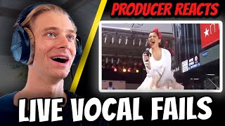 Producer Reacts to Worst Live Vocal Performances