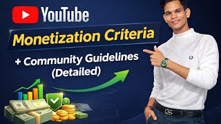 YouTube Monetization Full Criteria 2026 🔥 Eligibility + Community Guidelines (Step-by-Step)
