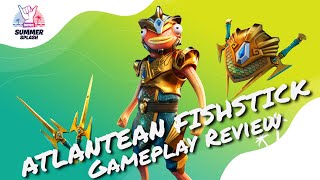 Atlantean Fishstick Skin Gameplay Review Fortnite (Fishlantis Set)
