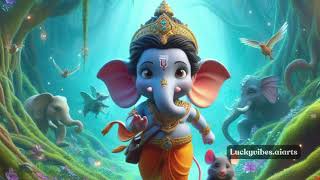 Amchya Pappani Ganpati Anala | Ganpati Bappa Morya | #smartganeshaai #ganeshavibes #luckyvibesaiarts