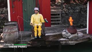 Europa Park - Scandinavia - Fjord Rafting - Ansagen Rauchverbot / No Smoking Announcements