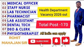 STAFF NURSE VACANCY 2026||STAFF NURSE VACANCY 2026 OUT