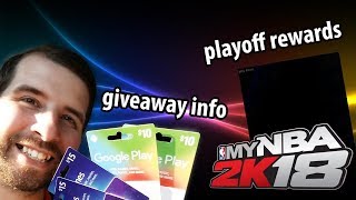 MyNBA2K18 Epic Prime Playoff Reward + Giveaway Details!