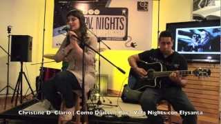 CHRISTINE D`CLARIO | PURA VIDA NIGHTS LIVE ACOUSTIC