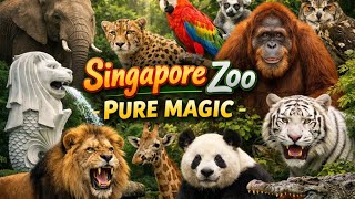 Singapore Zoo is pure magic 🐅 🦁 🐘 🐒🦓 🌿