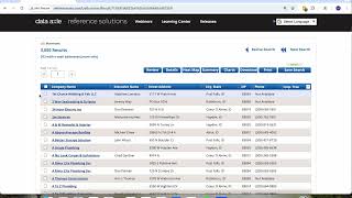 Data Axle Database Tutorial: Business Search